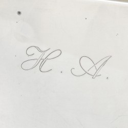 Sigarendoos zilver.