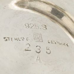 Zoutkelder (Kopenhagen, Georg Jensen nr. 235A, 1933-1944) zilver.