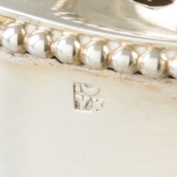 Suikerstrooibus zilver.