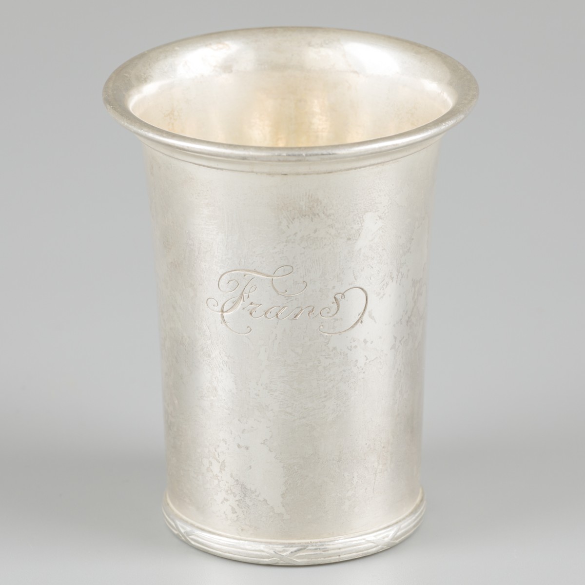 Geboortebeker zilver.