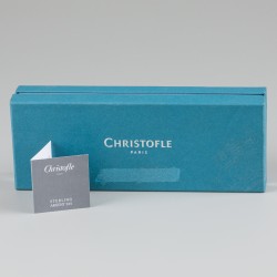 Christofle 6-delige set vismessen model Commodore, Sterling zilver.