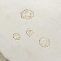 Brandewijnkom zilver.