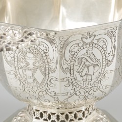 Brandewijnkom zilver.
