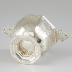 Brandewijnkom zilver.