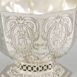Brandewijnkom zilver.
