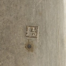 Tabaksdoos (Schoonhoven, Cornelis Monteban 1843-1880) zilver.