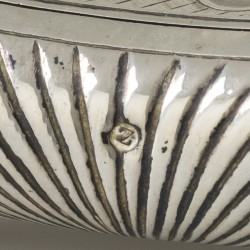 Theelepeldoos (1859) zilver.