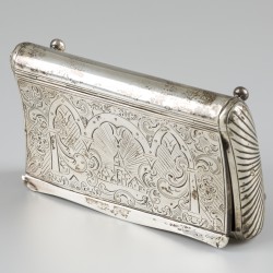 Theelepeldoos (1859) zilver.