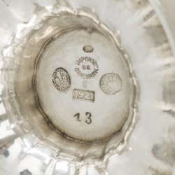 Sigarenaansteker nr. 13 (Denemarken, Kopenhagen, Georg Jensen 1921) zilver.