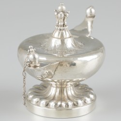 Sigarenaansteker nr. 13 (Denemarken, Kopenhagen, Georg Jensen 1921) zilver.