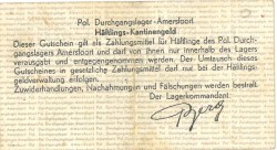 Nederland. 1 gulden . Bankbiljet. Type 1944. Type Amersfoort met ster en watermerk. - Zeer Fraai +.