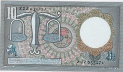 Nederland. 10 gulden . Bankbiljet. Type 1953. Type Hugo de Groot. - Prachtig.