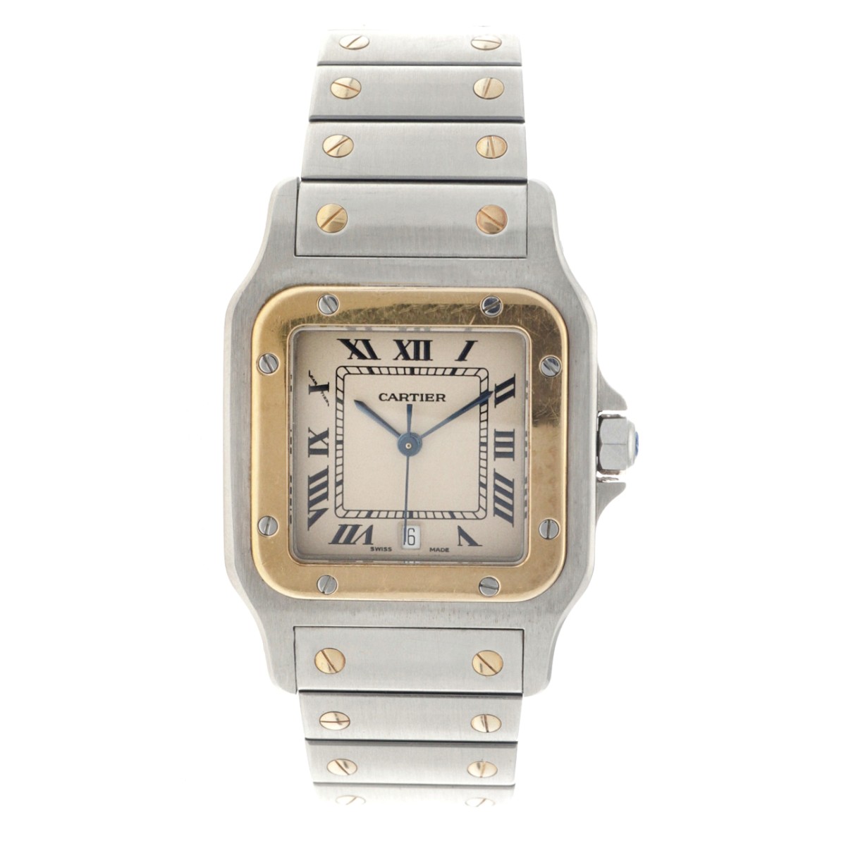 Cartier Santos Galbée 187901 - Heren polshorloge