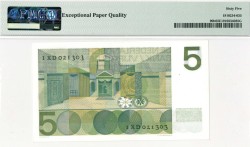 Nederland. 5 gulden. Bankbiljet. Type 1966. Type Vondel I. - UNC.