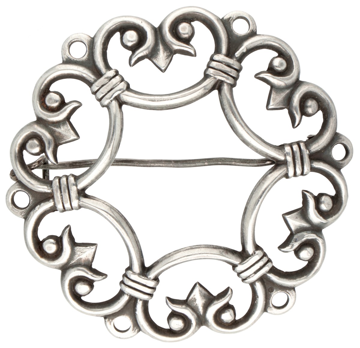 916 Zilveren 'Suotniemen' broche door Kaunis Koru voor Kalevala Koru.
