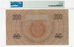 Nederland. 200 gulden . Bankbiljet. Type 1921. Type Grietje Seel. - Zeer Fraai.