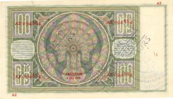 Nederland. 100 gulden . Bankbiljet. Type 1930. Type Luitspelende vrouw. - Zeer Fraai +.