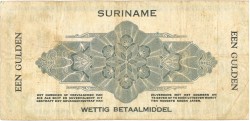 Suriname. 1 gulden . Zilverbon. Type 1940. - Fine / Very fine.