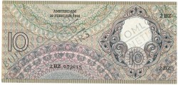 Nederland. 10 gulden . Bankbiljet. Type 1943 II. Type Staalmeester. - Prachtig.