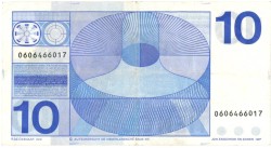 Nederland. 10 gulden . Bankbiljet. Type 1968. Type Frans Hals. - Fraai +.