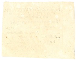 Nederland. 4½ stuiver. Recepisse. Type 1795. Type Enkhuizen. - Zeer Fraai.