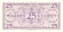 Nederland. 25 gulden . Bankbiljet. Type Ministerie van oorlog. - UNC.