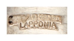 Sterling zilveren Finse design ring voor Lapponia.