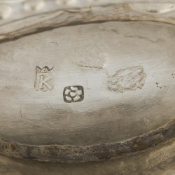 Brandewijnkom (Nederland, Sneek, Wieger Cornelisz Schreuder 1745) zilver.