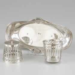 Cruet-stand 1789 (Parijs, René Pierre Ferrier 1775-1793) zilver.