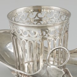 Cruet-stand 1789 (Parijs, René Pierre Ferrier 1775-1793) zilver.