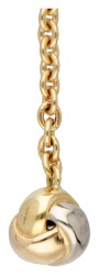 Cartier 18 kt. tricolor gouden 'Love Knot Charm' armband.