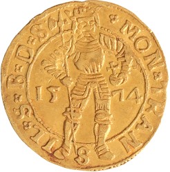 Hungarian states. Transylvania. Stephen Bathory. Forint. 1574.