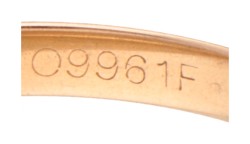 Vintage 18 kt. tricolor gouden Les Must de Cartier 'Trinity' ring.