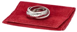  Les Must de Cartier 18 kt. witgouden 'Or, Amour et Trinity' ring.