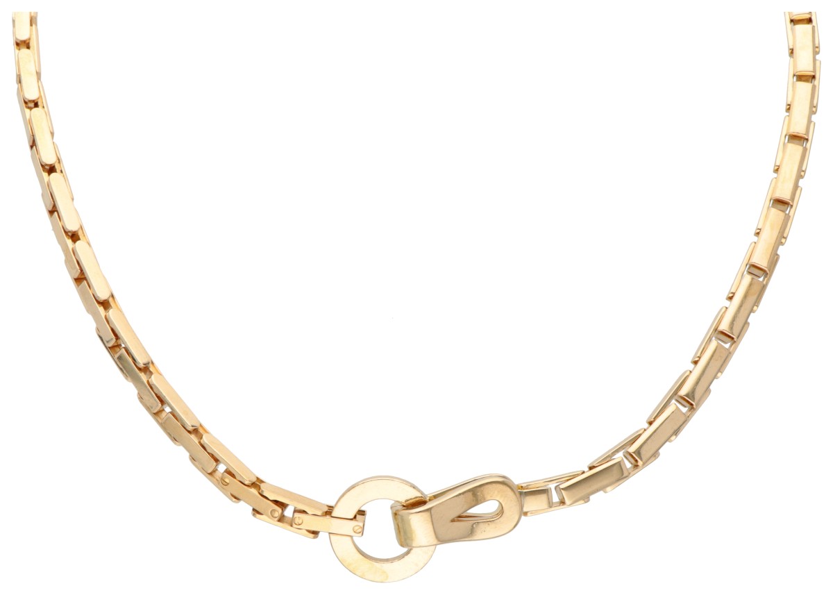 Cartier 18 kt. geelgouden 'Agrafe' collier.