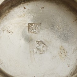 Suikerstrooibus zilver.