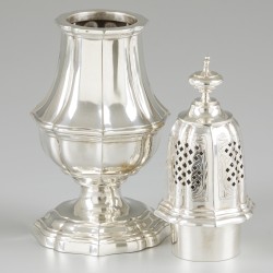 Suikerstrooibus zilver.
