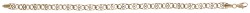 14 kt. Geelgouden opengewerkte schakelarmband.