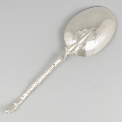 Gelegenheidslepel (Noord-Nederland mogelijk Friesland 17/18 eeuw) zilver.