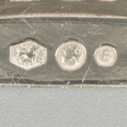 Aspergeschep zilver.