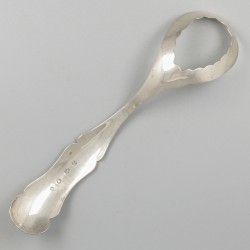 Eierlepel zilver.