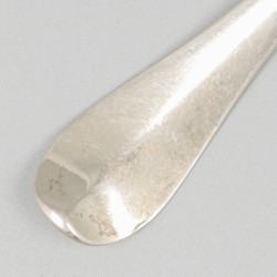 Dinerlepel (Amsterdam, Cornelis Hilberts 1710-1759) zilver.
