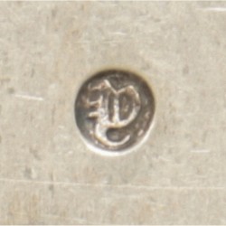 Taartschep zilver.