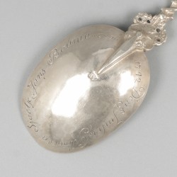 Gelegenheidslepel (Nederland, circa 1742) zilver.