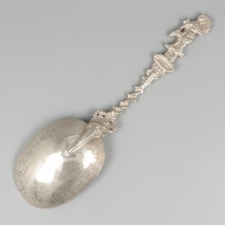 Gelegenheidslepel (Nederland, circa 1742) zilver.