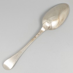 Dinerlepel (Dordrecht, Johannes Keeman Sr. 1764-1811) zilver.