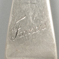 Dinerlepel (Zwolle, Cornelis Stegman 1756-1792) zilver.