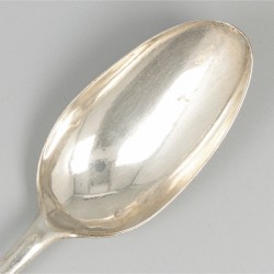 Dinerlepel (Zwolle, Cornelis Stegman 1756-1792) zilver.