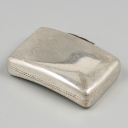 Snuiftabakdoosje zilver.