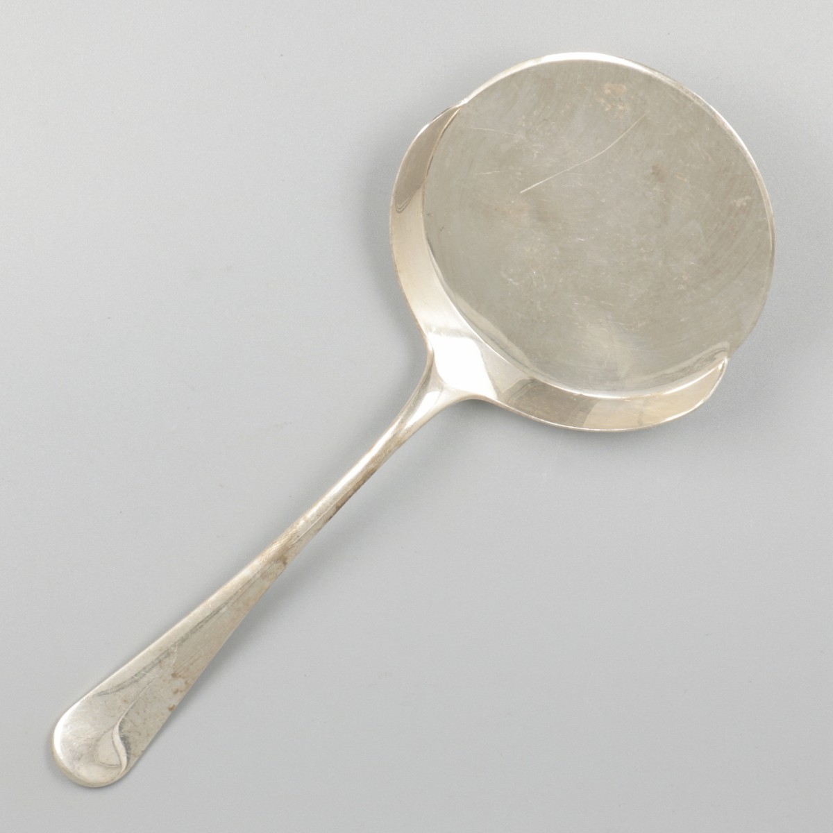 Spiegeleischep zilver.